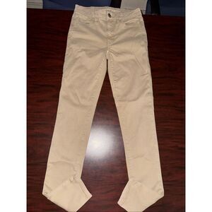 American Eagle Khaki Super Stretch Hi-Rise Jeggings Size 2 Long